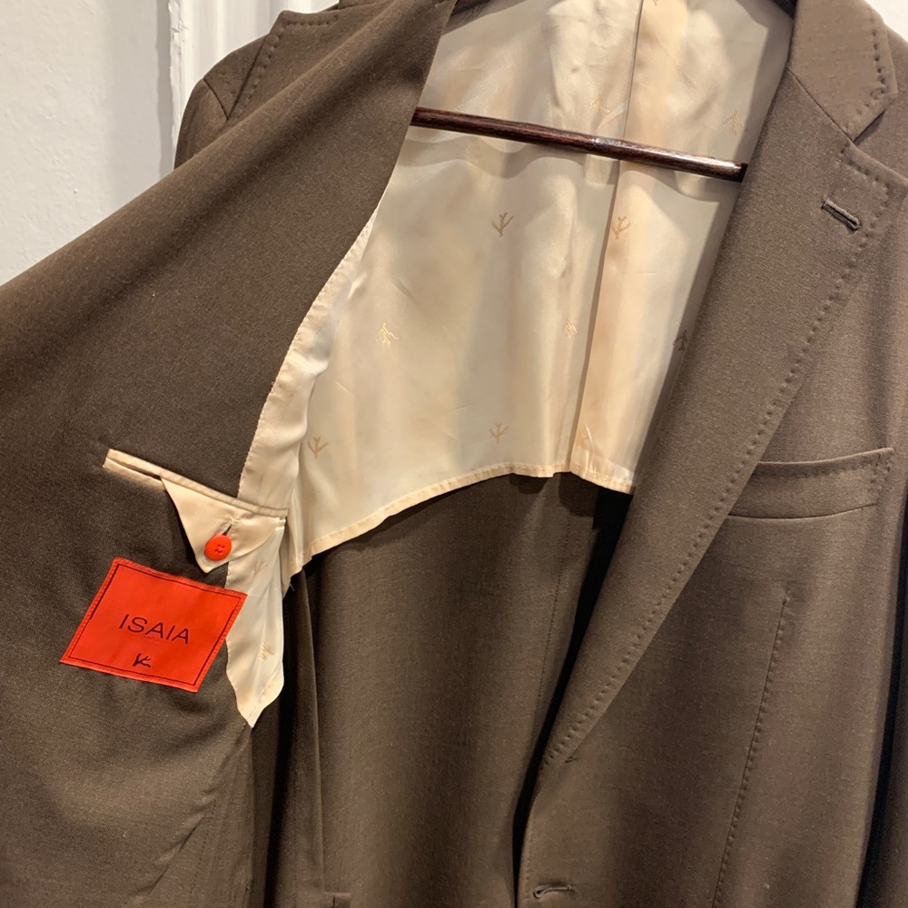 Isaia Dustin unconstructed Black Sheep Blazer